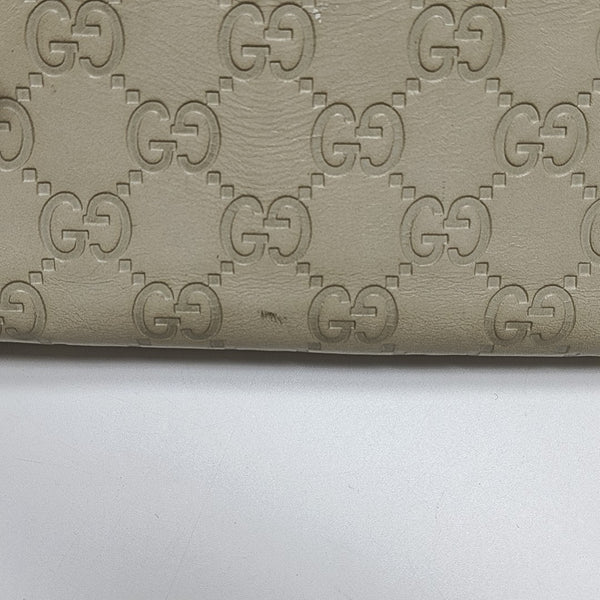 Monogram Calfskin Top Handle Bag Beige