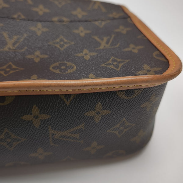 DIANE Monogram Coated Canvas Brown