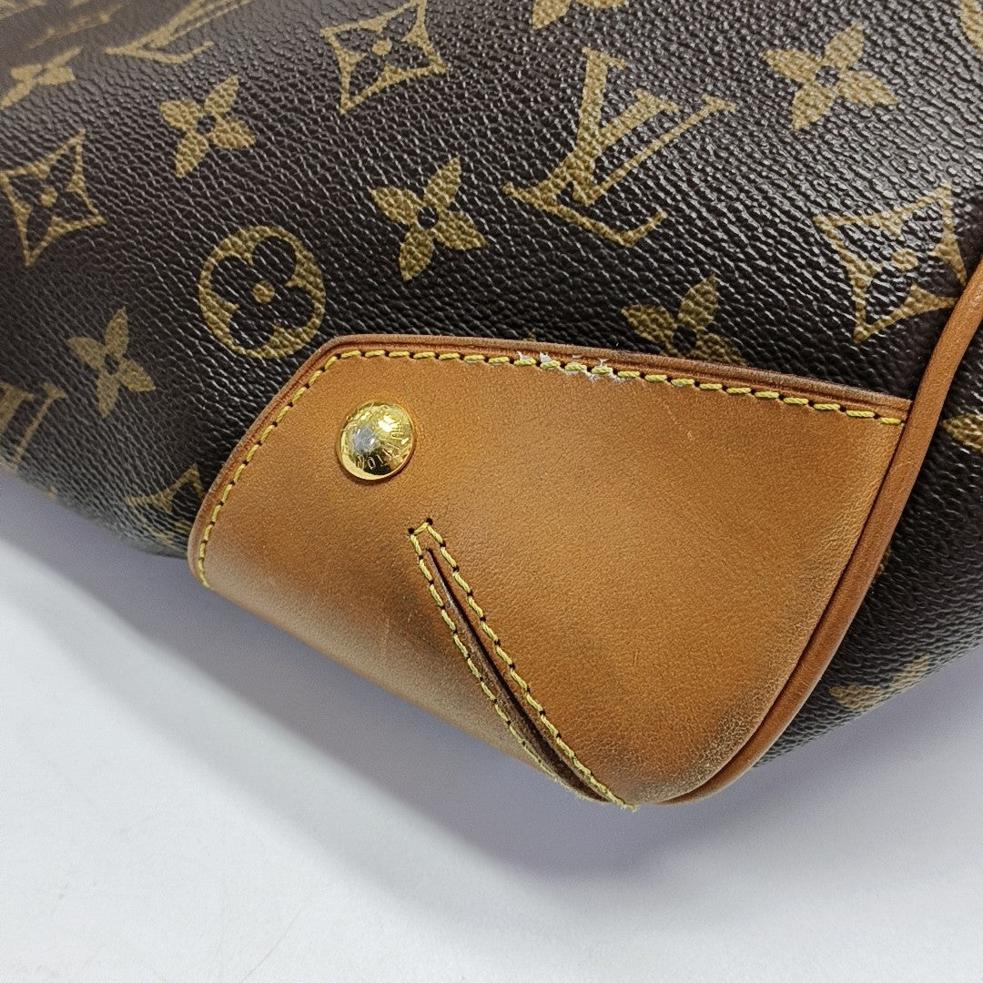 ESTRELA GM Monogram Coated Canvas Brown