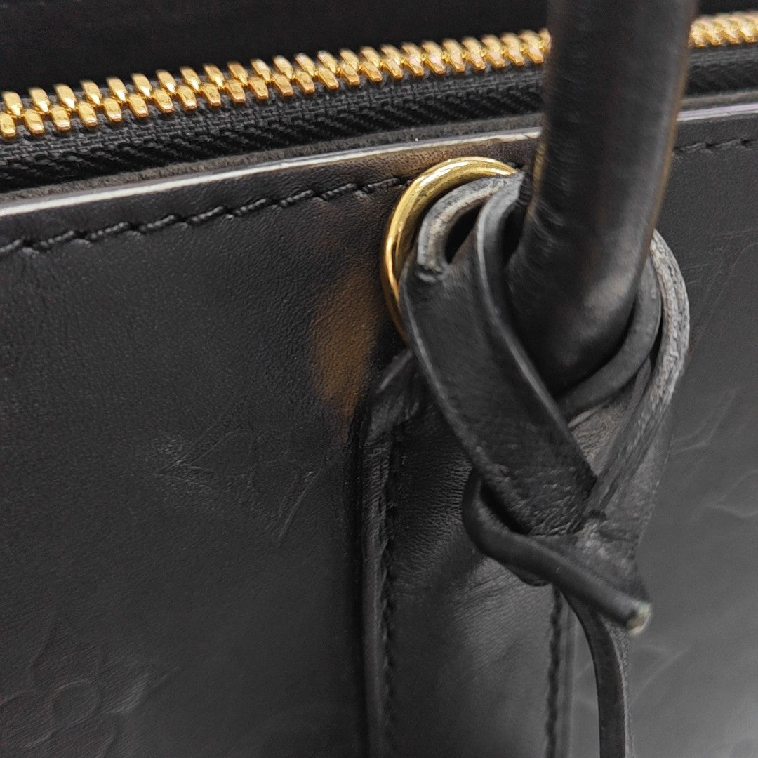 VERY MM Monogram Calfskin Black