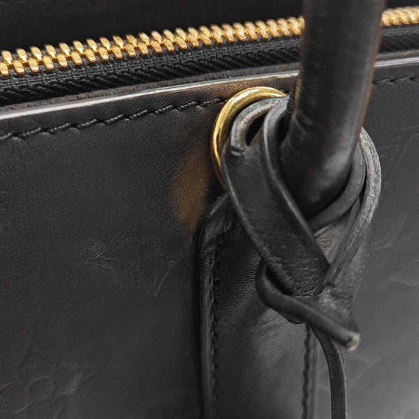 VERY MM Monogram Calfskin Black