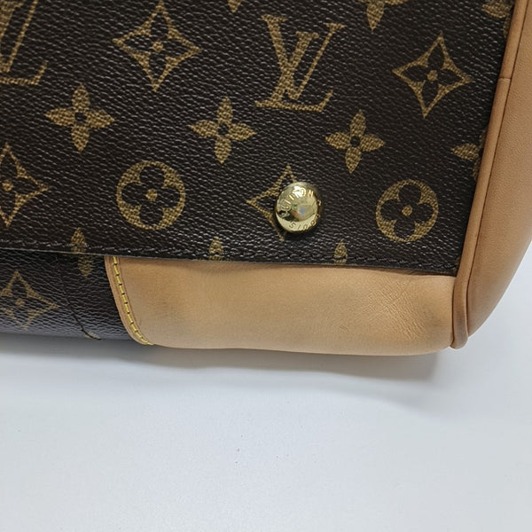 BEVERLY Monogram Coated Canvas Brown