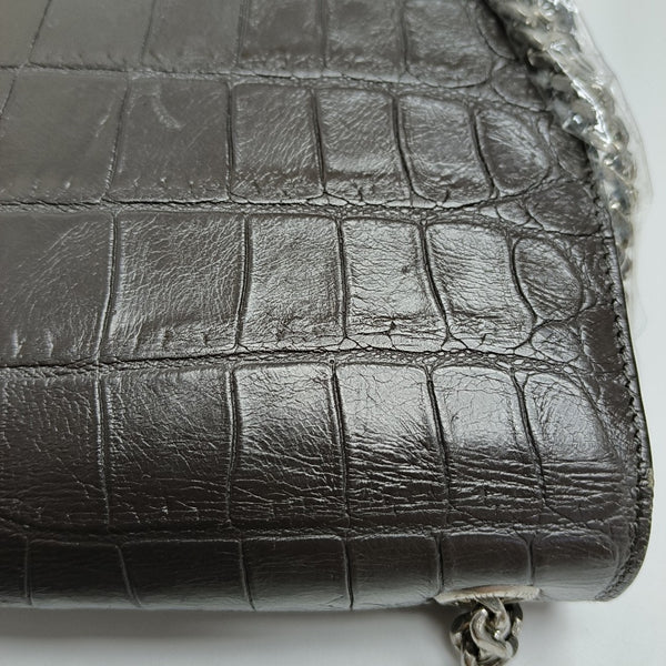 KATE Medium Calfskin Gray