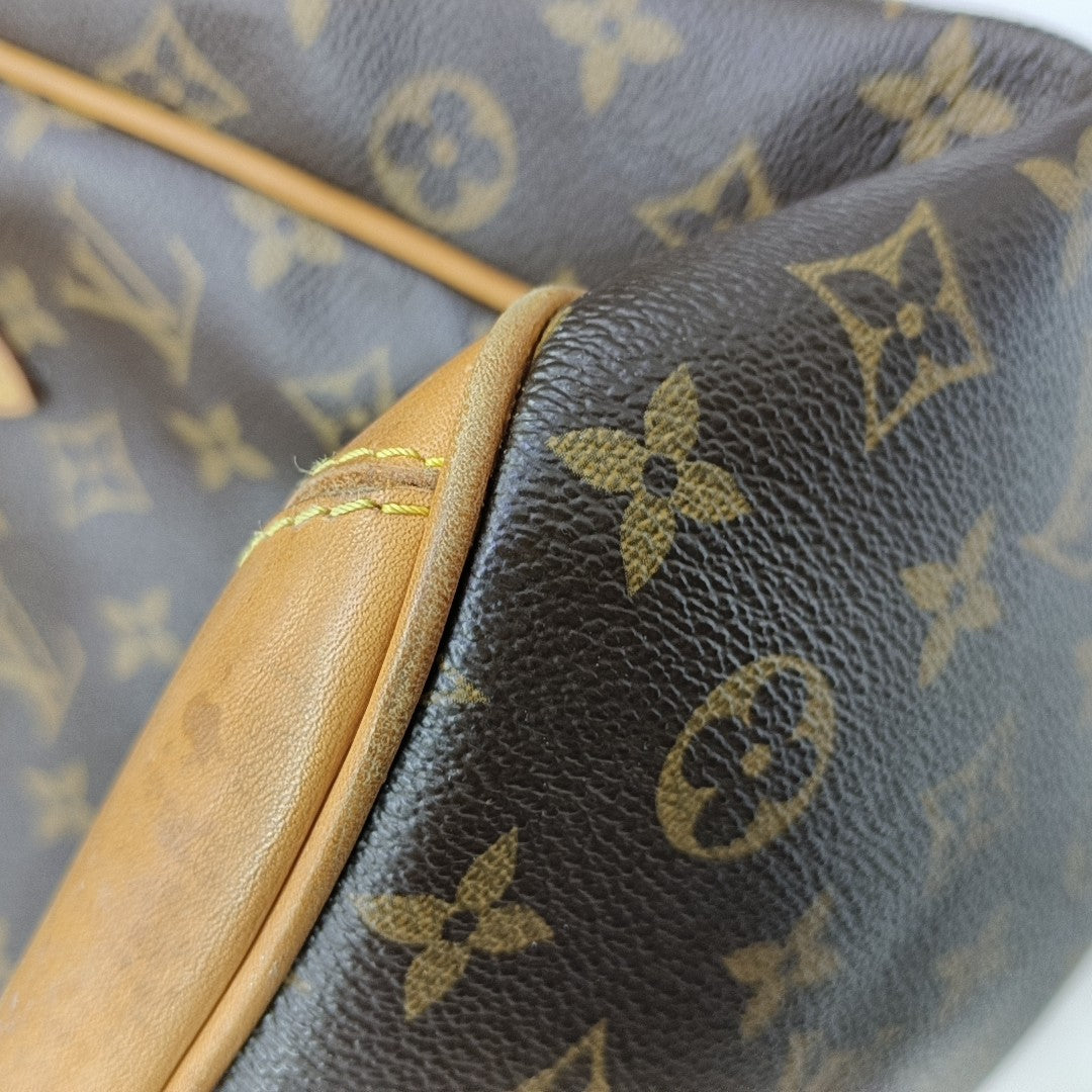 RETIRO GM Monogram Coated Canvas Brown
