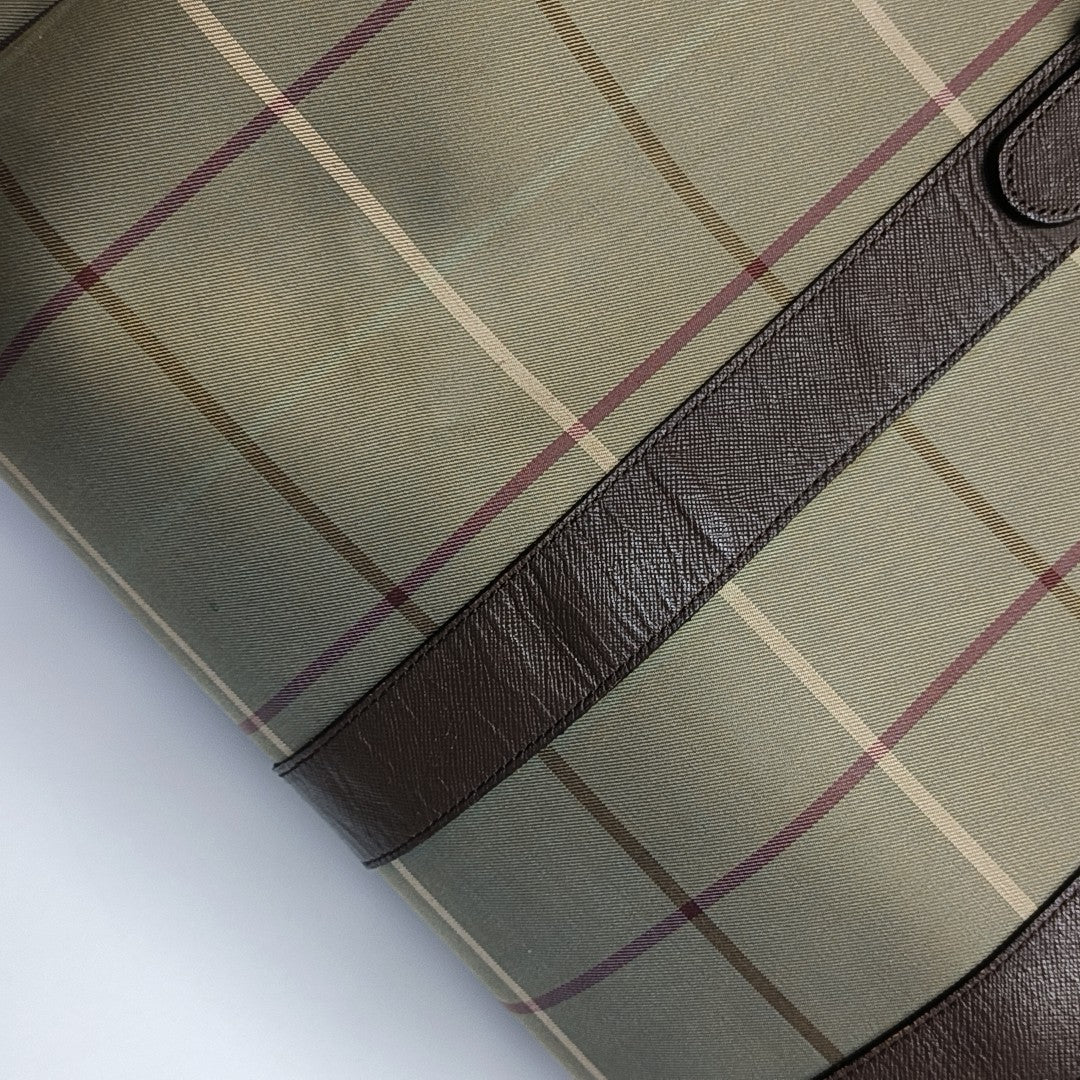 Canvas Top Handle Bag Green