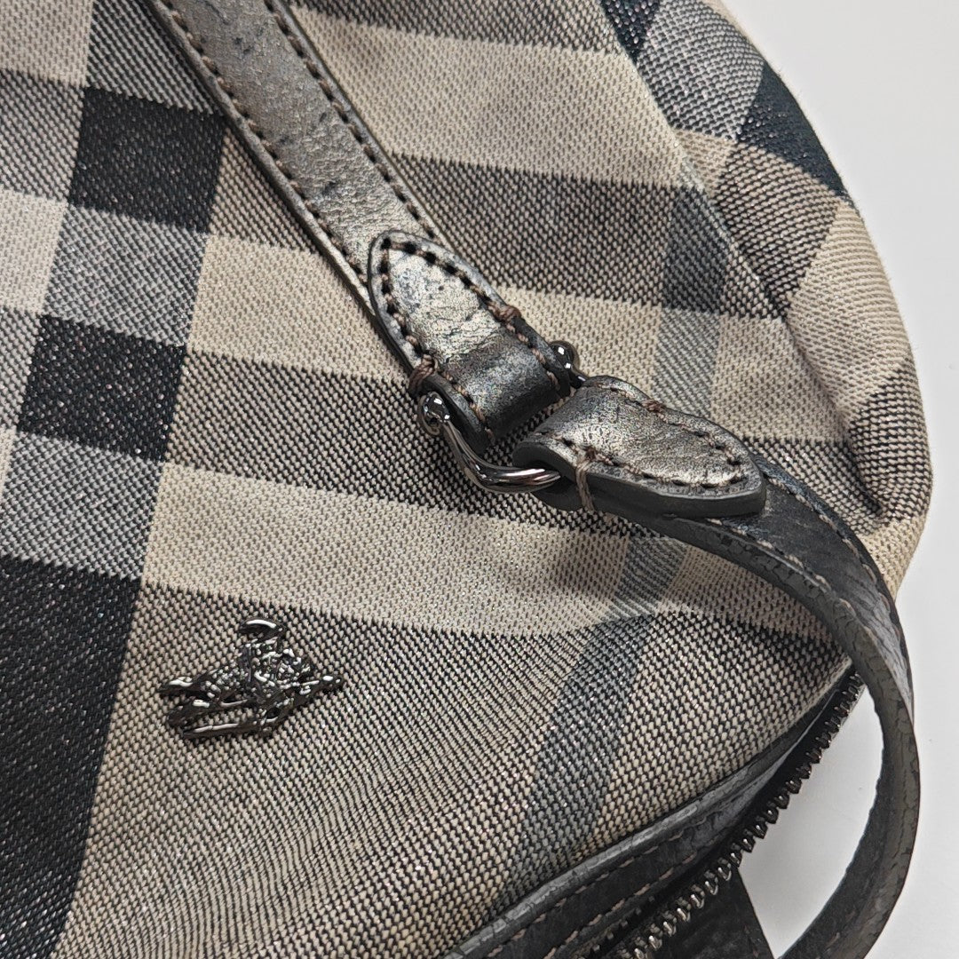Canvas Top Handle Bag Gray