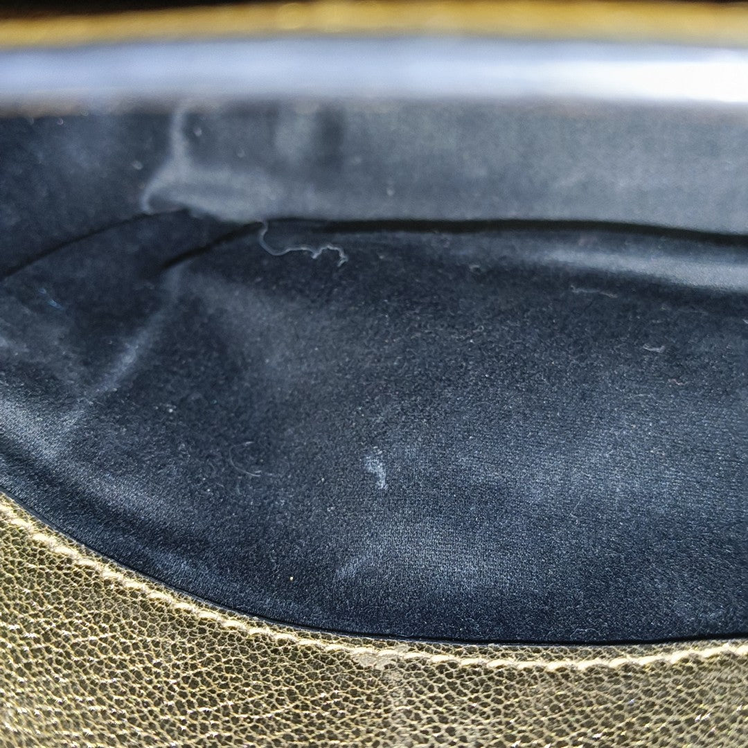 Calfskin Shoulder Bag Gold