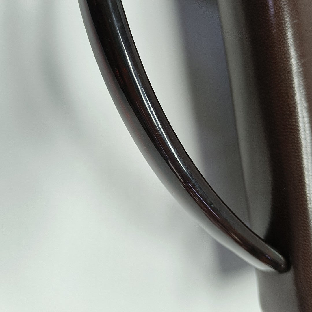 Calfskin Top Handle Bag Brown