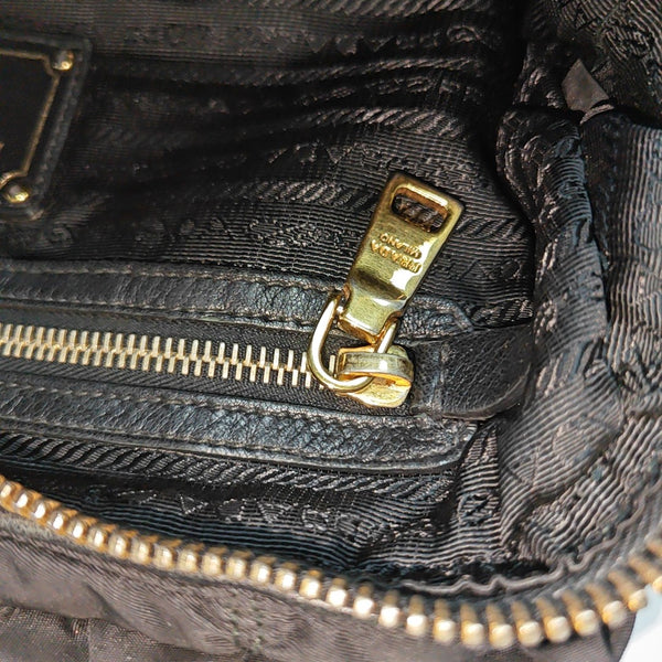 Gaufre Nylon Black