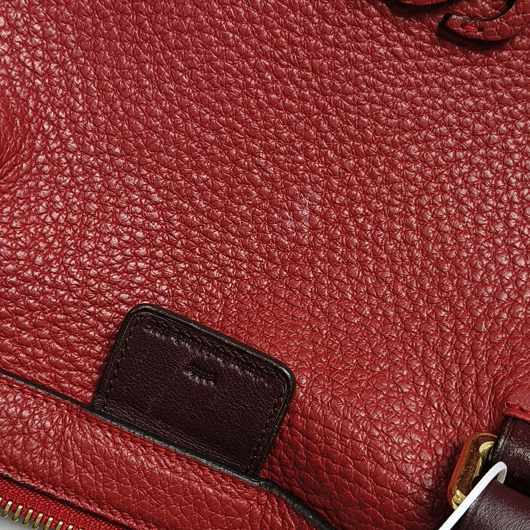 Fusta Calfskin Red