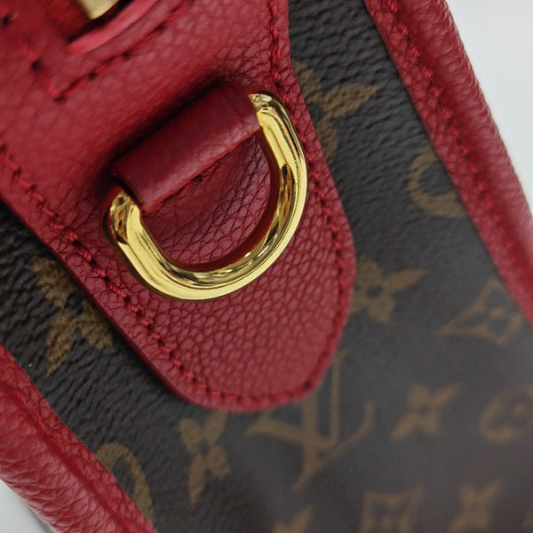 POPINCOURT PM Monogram Coated Canvas Brown