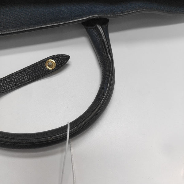 The Banner Large Calfskin Blue