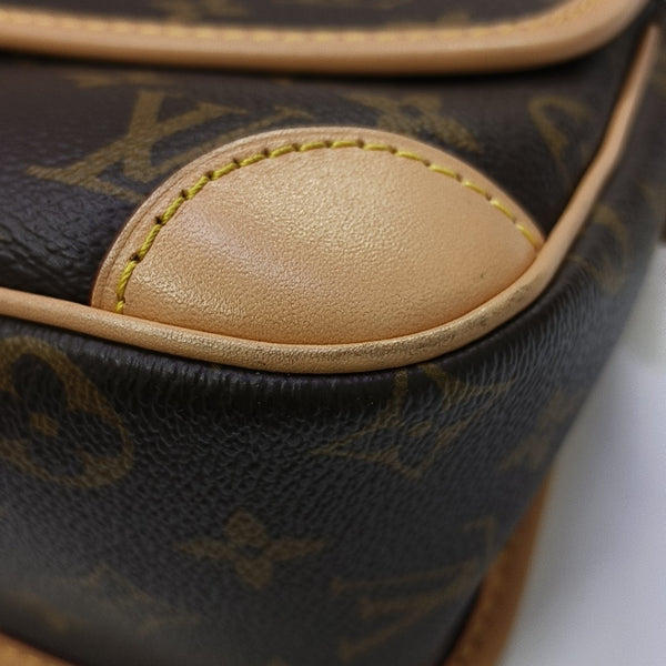 DIANE Monogram Coated Canvas Brown
