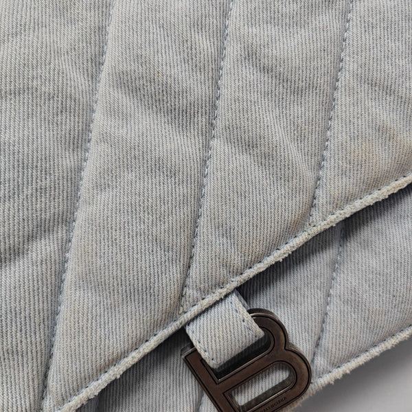 Crush Medium Quilted Denim Blue