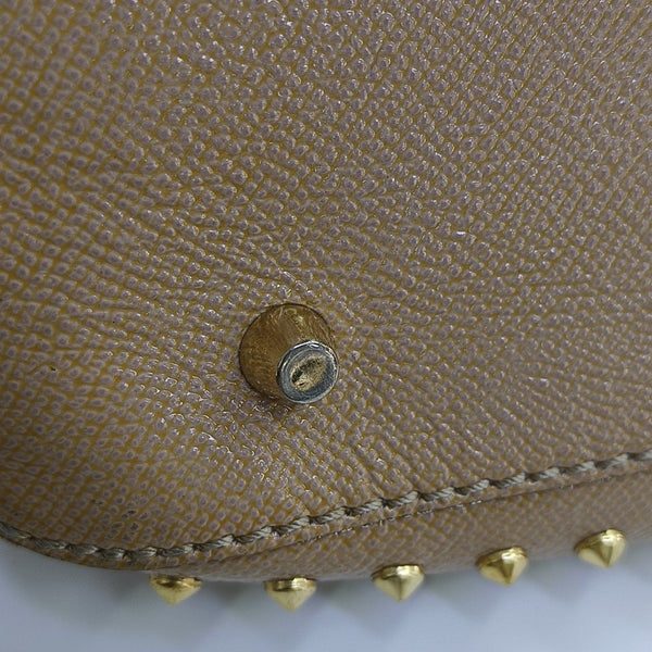 Calfskin Shoulder Bag Brown