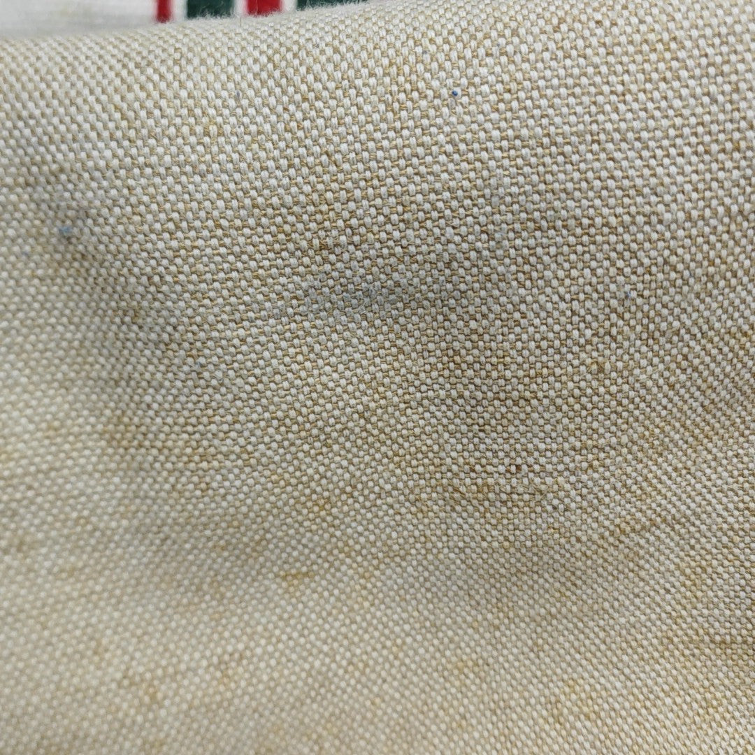 Linen Top Handle Bag Multicolor