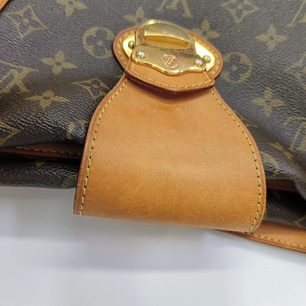 STRESA Monogram Coated Canvas Brown