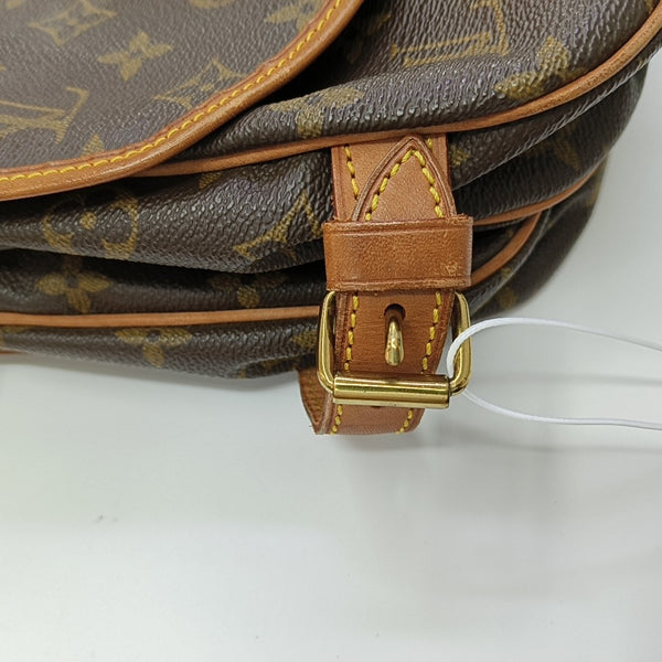 SAUMUR 30 Monogram Coated Canvas Brown