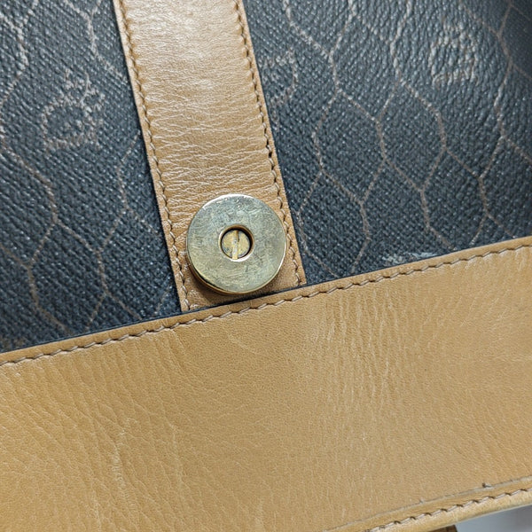 Oblique Coated Canvas Black