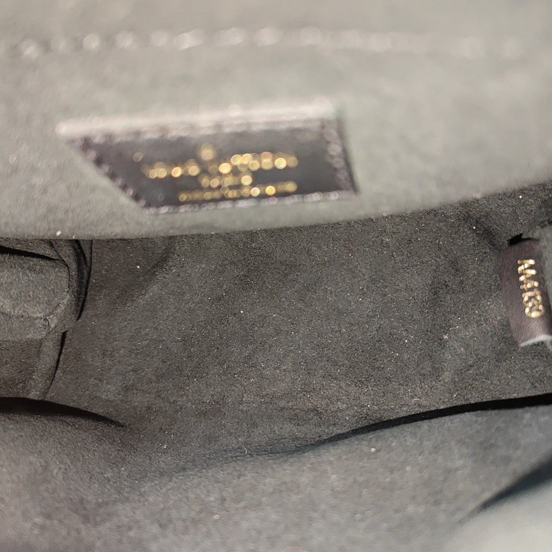 LOCKY BB Monogram Coated Canvas Brown