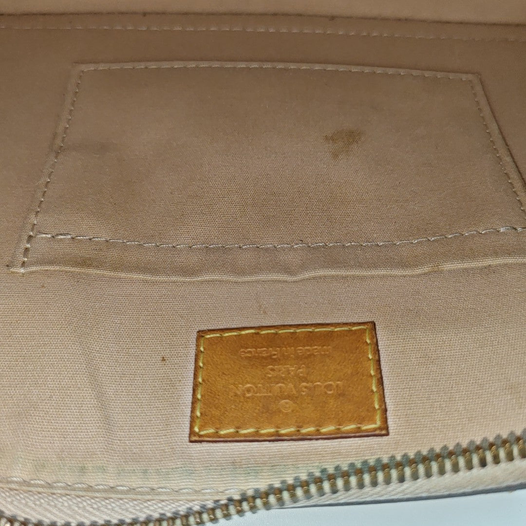 ALMA BB Monogram Patent Leather Yellow