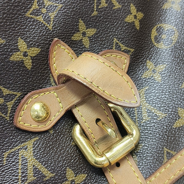 PALERMO GM Monogram Coated Canvas Brown