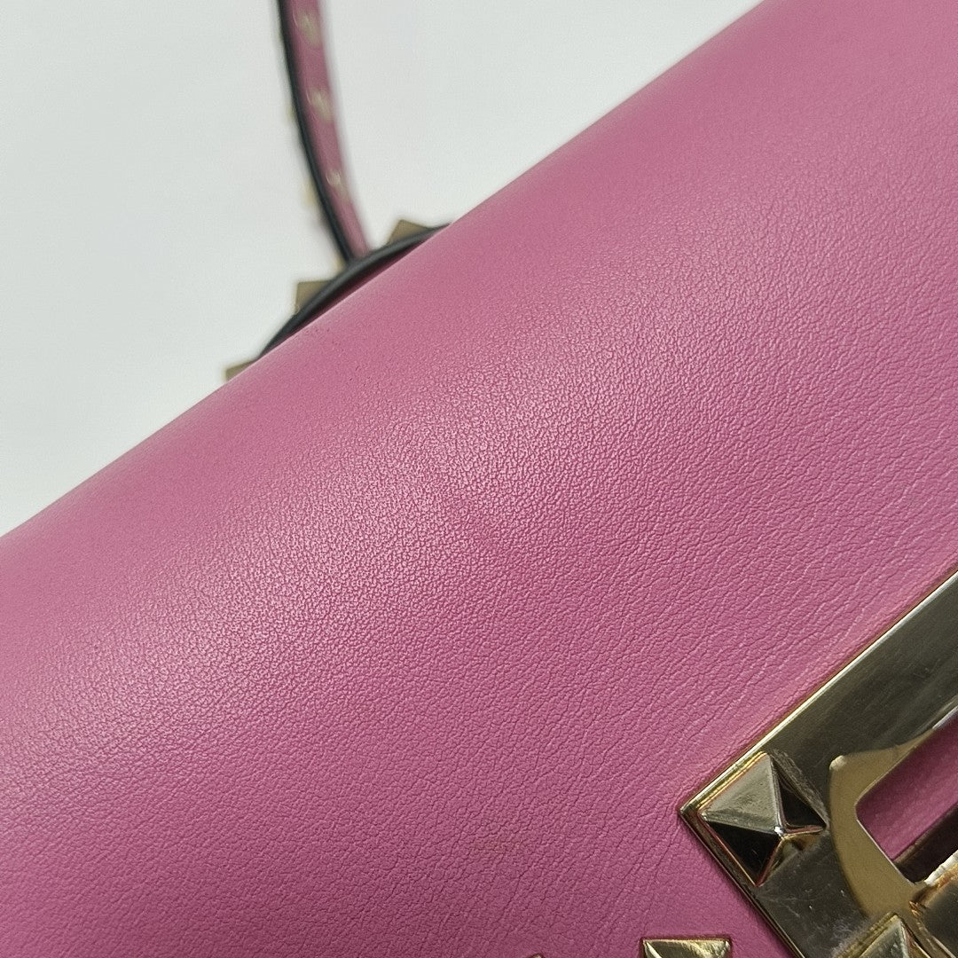 Rockstud Mini Calfskin Pink