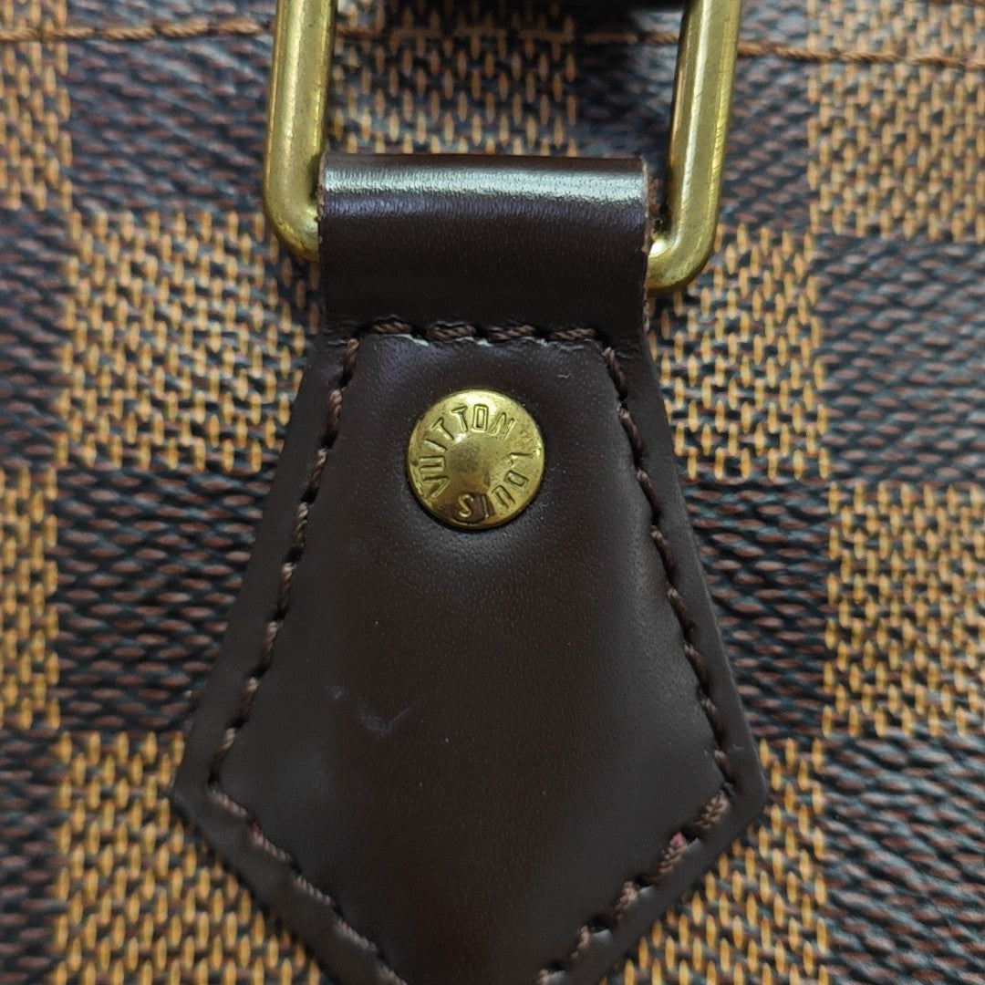 SPEEDY 25 Damier Ebene Coated Canvas Brown