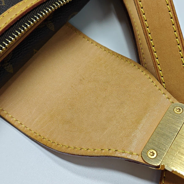 STRESA Monogram Coated Canvas Brown