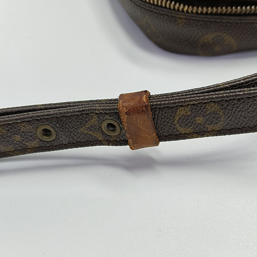 DANUBE Monogram Coated Canvas Brown