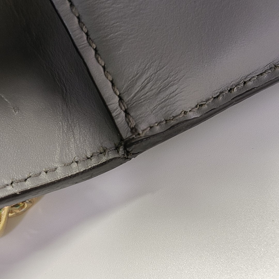 Padlock Small Monogram Calfskin Gray