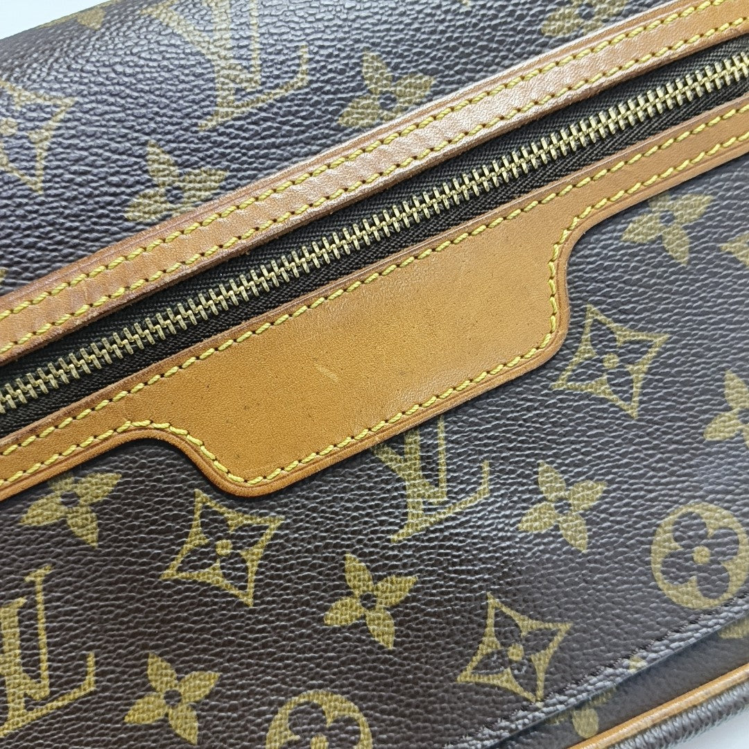 VINTAGE SAINT GERMAIN PM Monogram Coated Canvas Brown