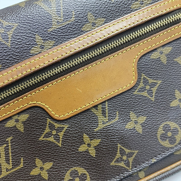 VINTAGE SAINT GERMAIN PM Monogram Coated Canvas Brown