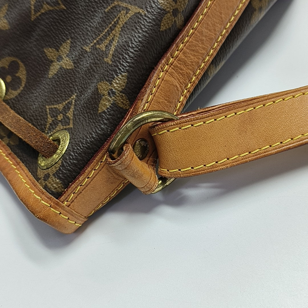 NOÉ BB Monogram Coated Canvas Brown