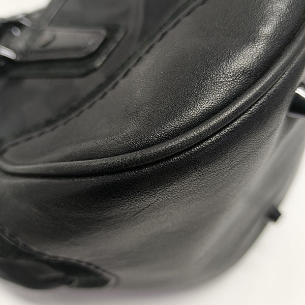 Nylon Shoulder Bag Black