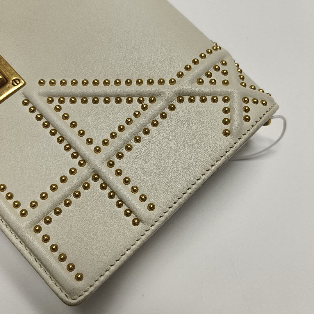 Diorama Cannage Lambskin White