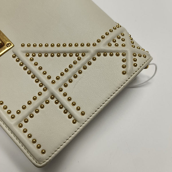 Diorama Cannage Lambskin White