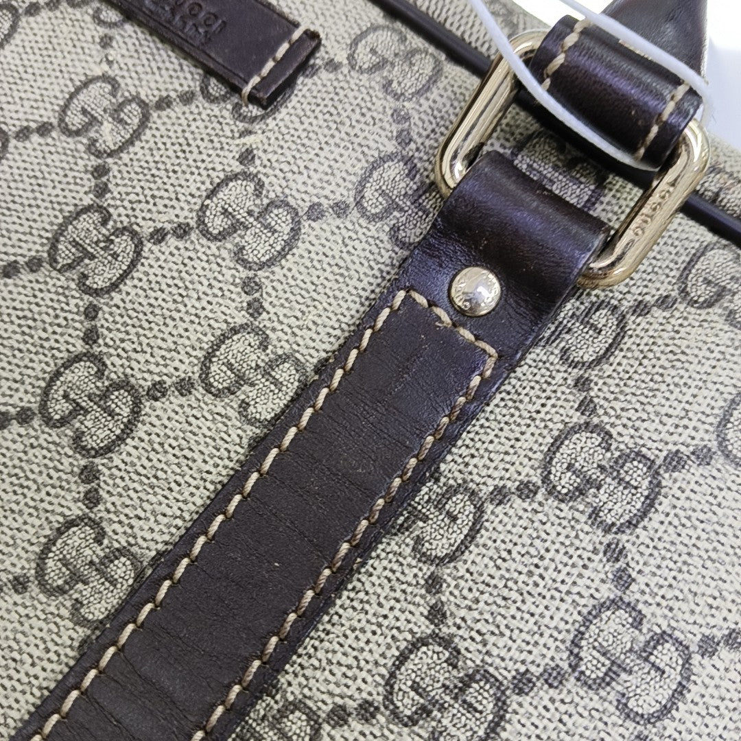 Duffle Monogram Coated Canvas Beige