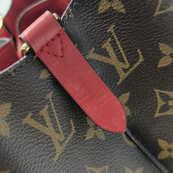 NÉONOÉ MM Monogram Coated Canvas Brown