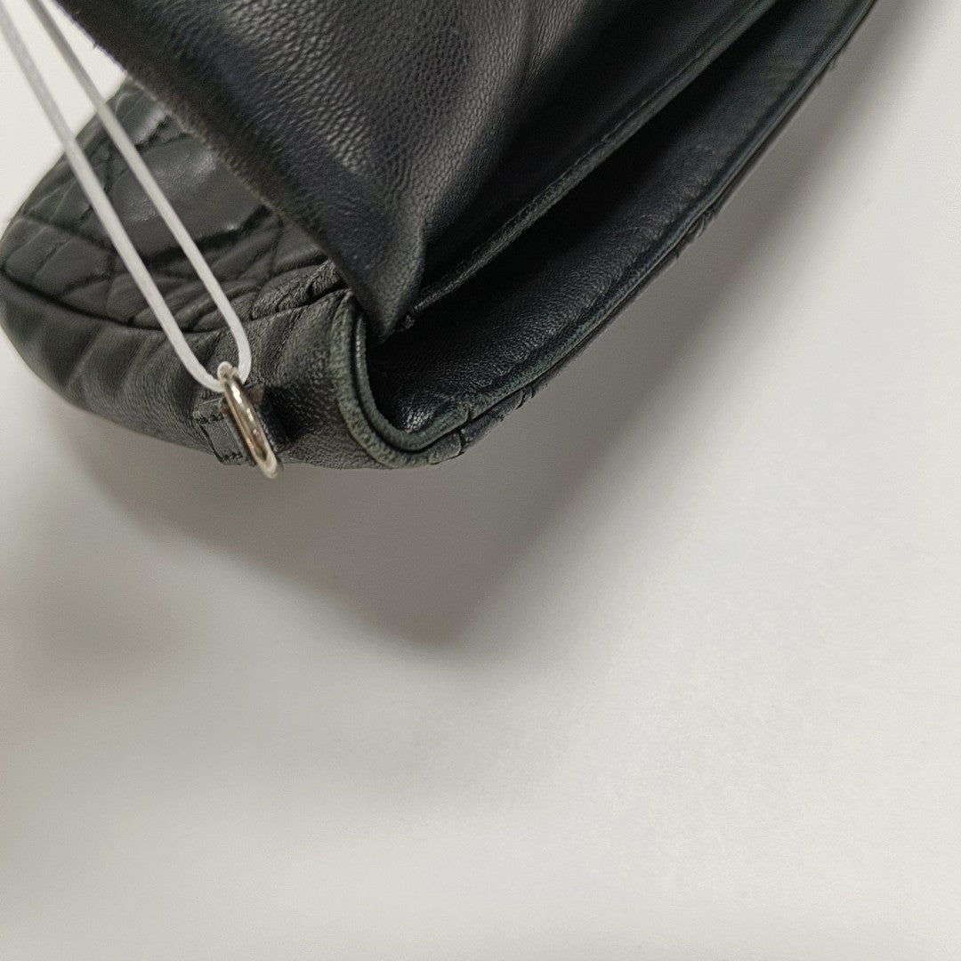 Authenticated pre-owned  Miss Dior Cannage Calfskin Black - Shoulder Bag at Looply