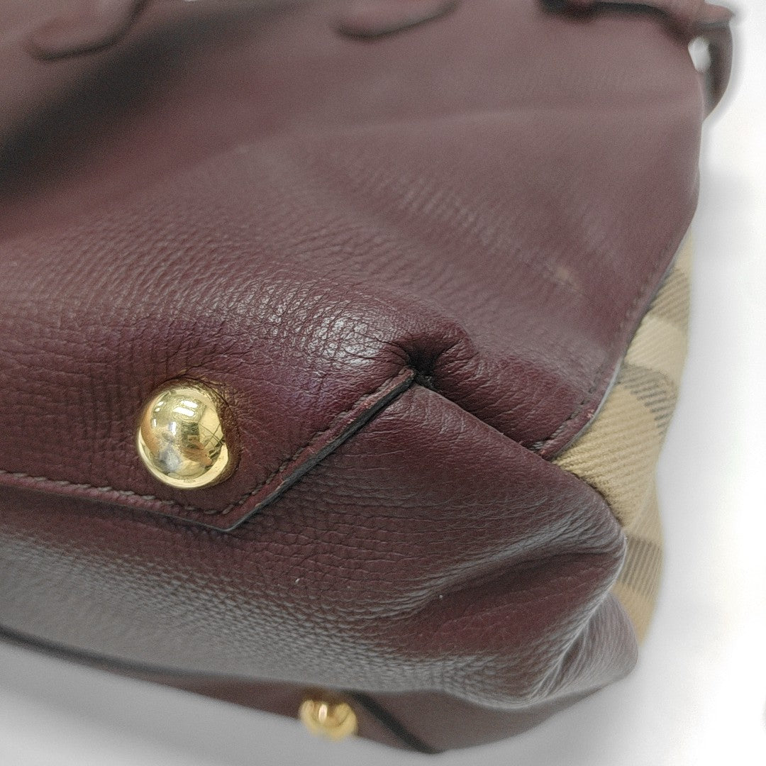 The Banner Medium Calfskin Red