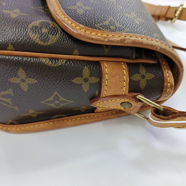 SOLOGNE PM Monogram Coated Canvas Brown