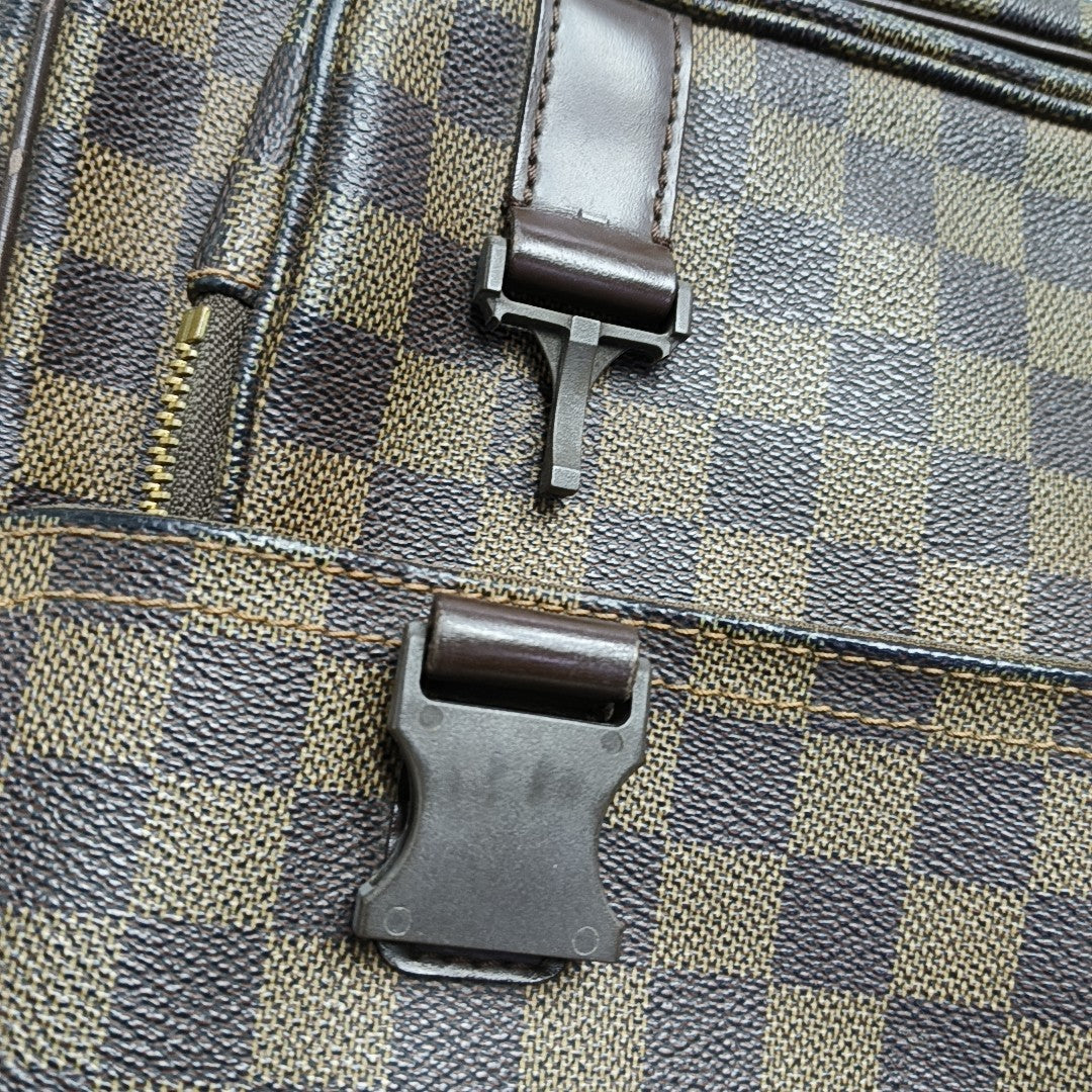 MELVILLE Damier Ebene Coated Canvas Brown