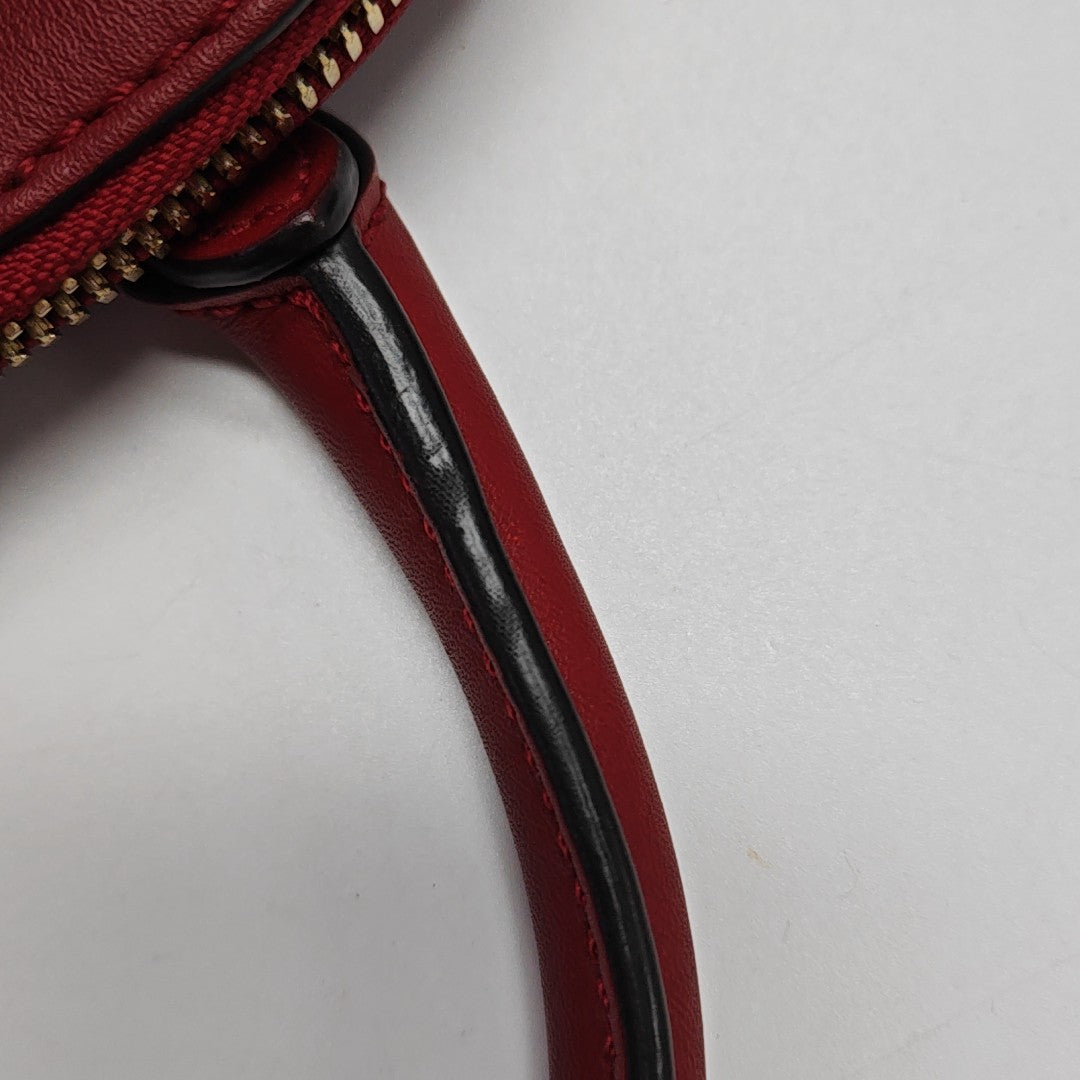 Microguccissima Monogram Calfskin Red