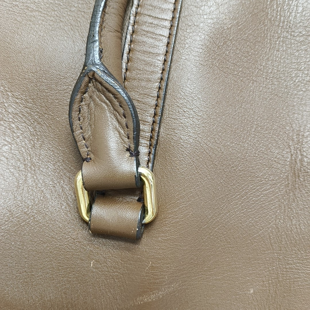 Calfskin Tote Bag Brown