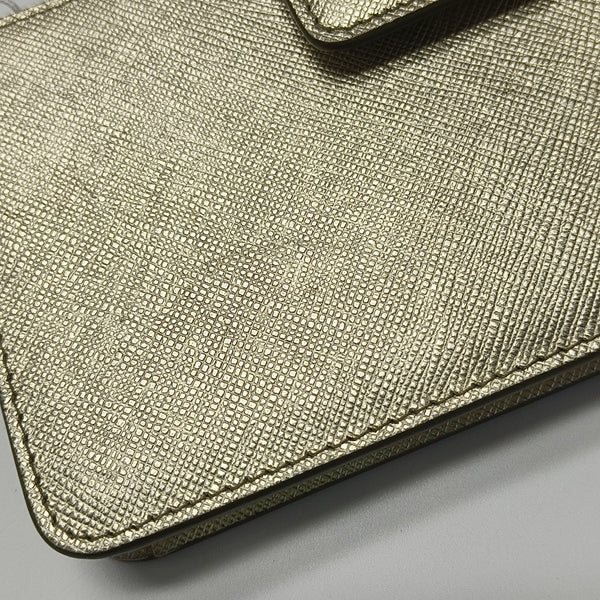 Saffiano Calfskin Shoulder Bag Beige