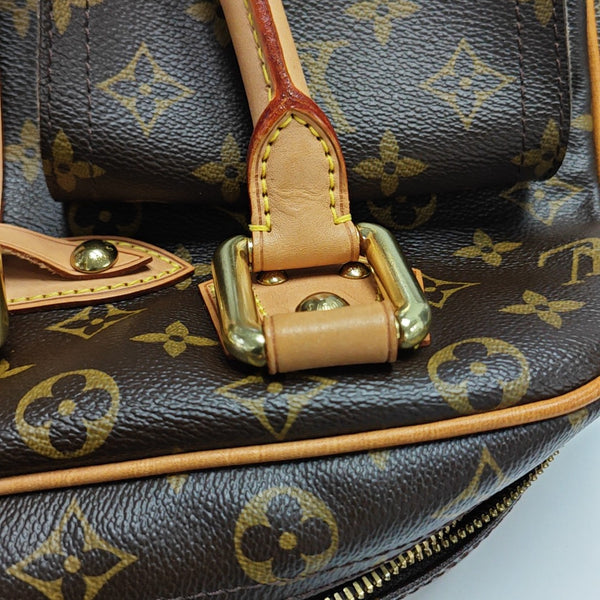MANHATTAN GM Monogram Coated Canvas Brown