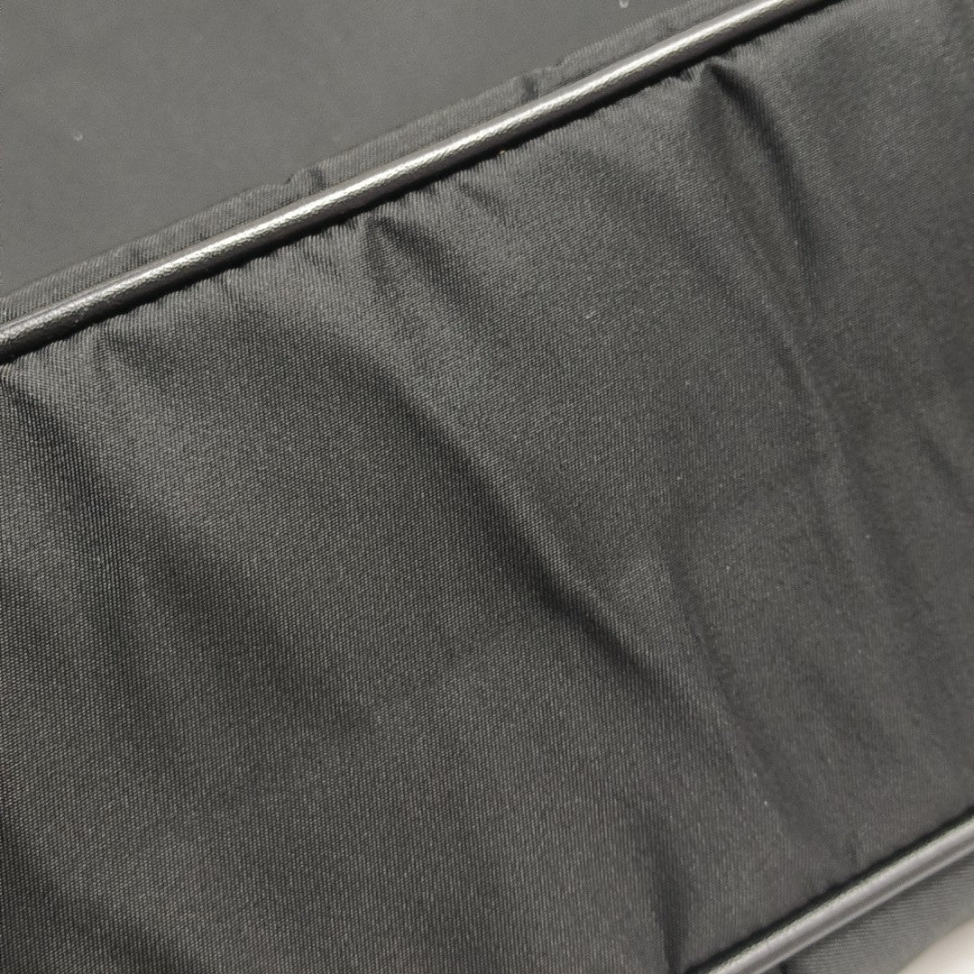 Nylon Top Handle Bag Black