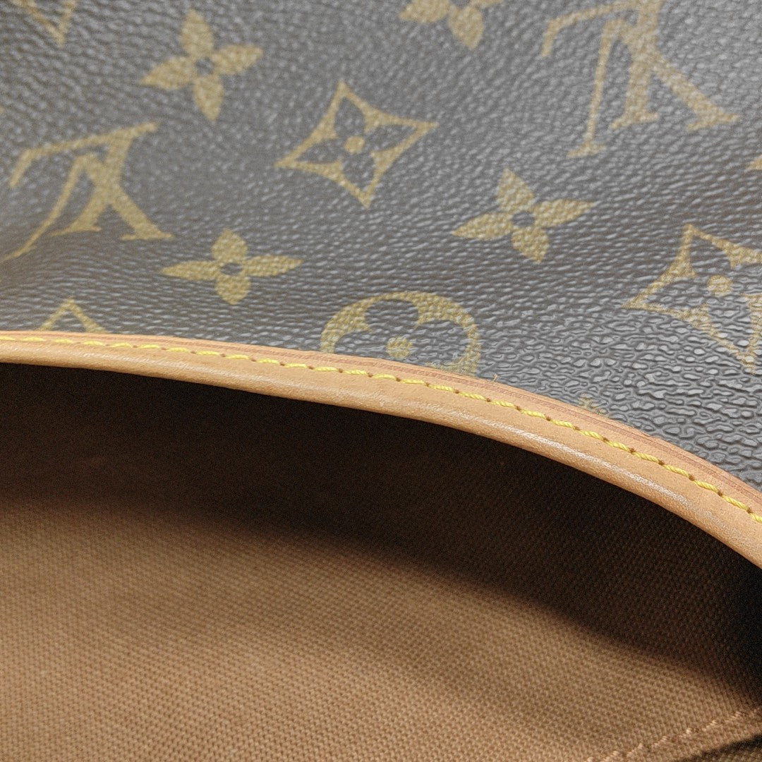 SAUMUR 35 Monogram Coated Canvas Brown