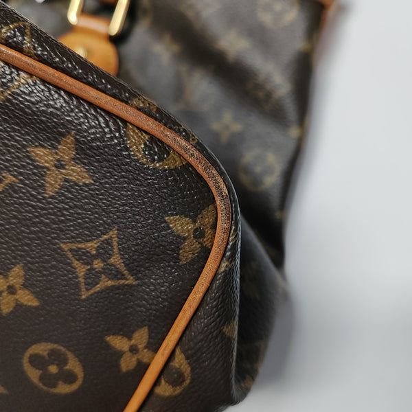 PALERMO PM Monogram Coated Canvas Brown